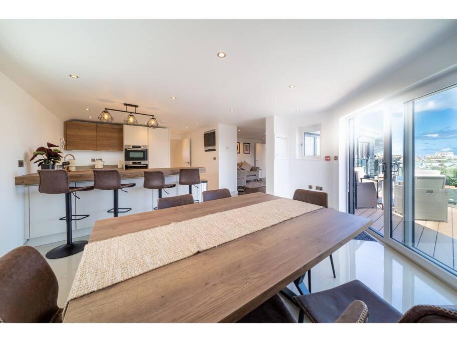 Apartamento Gwel An Keynvor Penthouse New Quay Exterior foto